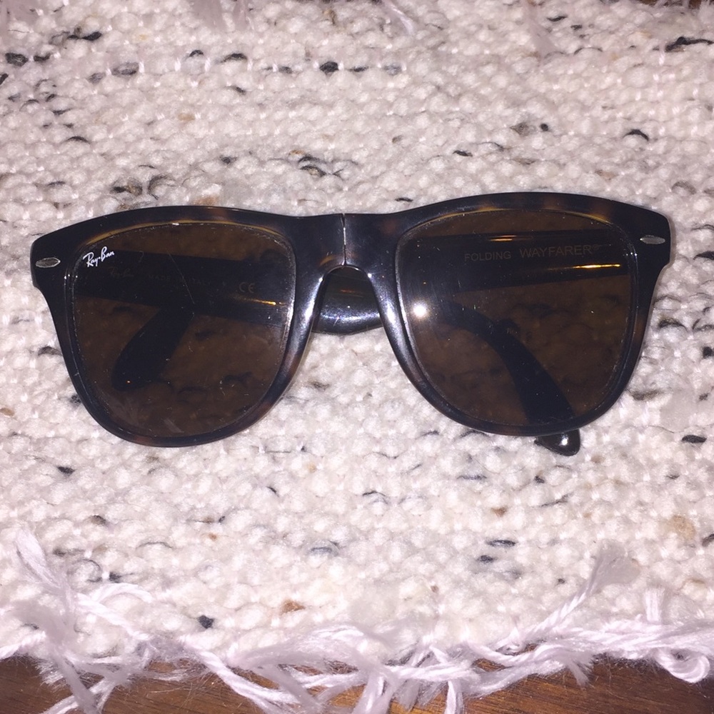Ray Ban folding wayfarer sunglasses